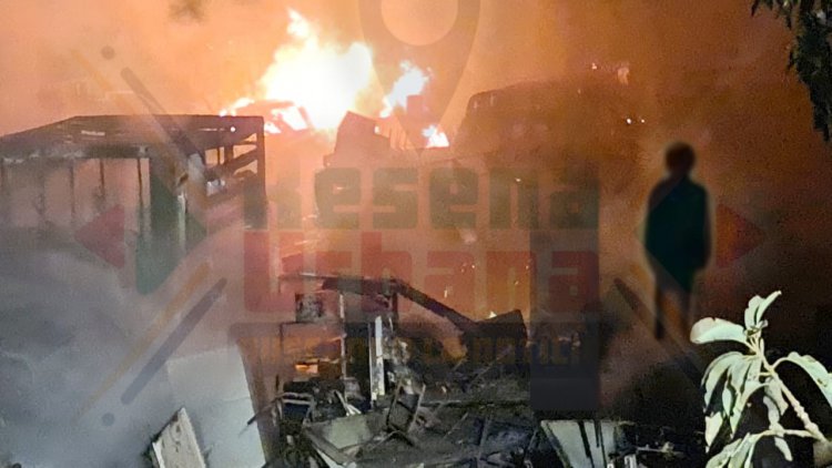 INCENDIO EN DEPOSITO DE LOS SERVICIOS DE SALUD DE NAYARIT