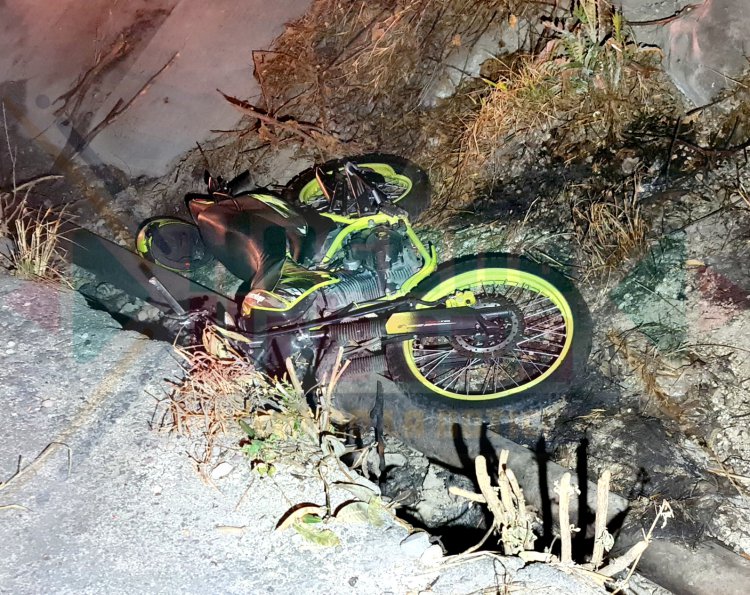 MUERE MOTOCICLISTA EN ACCIDENTE EN EL LIBRAMIENTO DE TEPIC