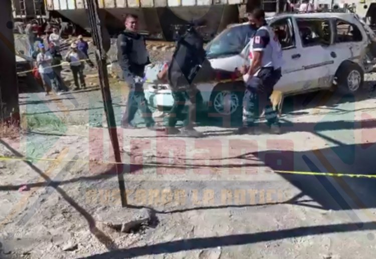 SE LO LLEVA EL TREN EN AHUACATLAN