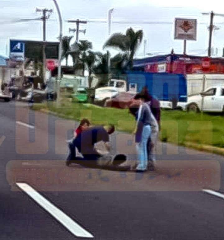 CASI PIERDE LA VIDA AL SER ARROLLADO EN EL CRUCERO DE CAMICHIN DE JAUJA
