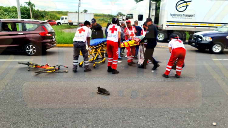 CASI PIERDE LA VIDA AL SER ARROLLADO EN EL CRUCERO DE CAMICHIN DE JAUJA