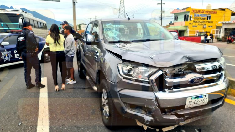 CASI PIERDE LA VIDA AL SER ARROLLADO EN EL CRUCERO DE CAMICHIN DE JAUJA