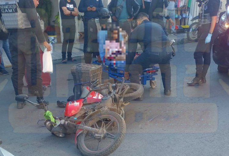LESIONADA DEJAN A MENOR AL SER  ARROLLADA