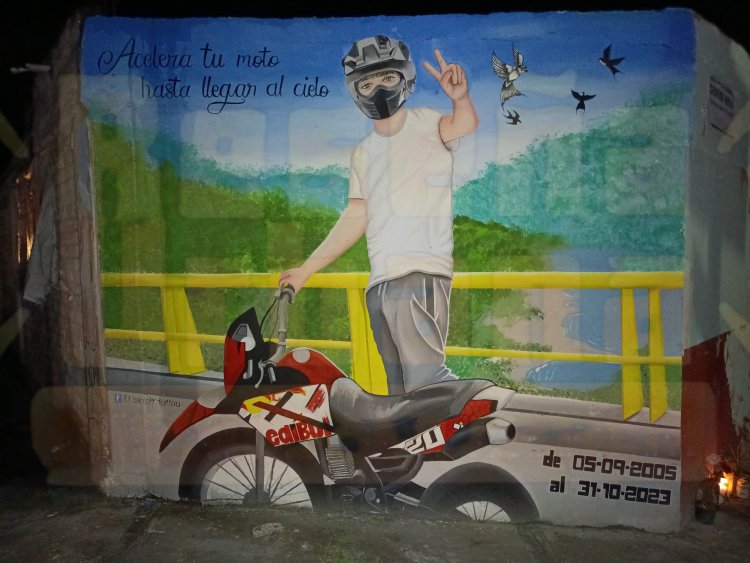 UNA TRISTE HISTORIA DETRÁS DE UN MURAL