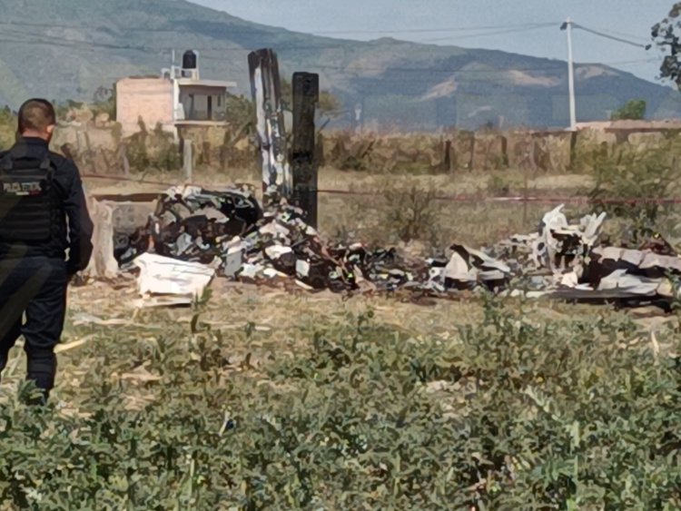 4 PERSONAS SIN VIDA AL CAER AVIONETA EN XALISCO