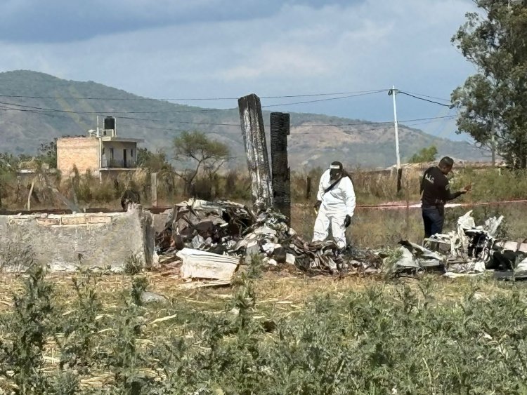 4 PERSONAS SIN VIDA AL CAER AVIONETA EN XALISCO