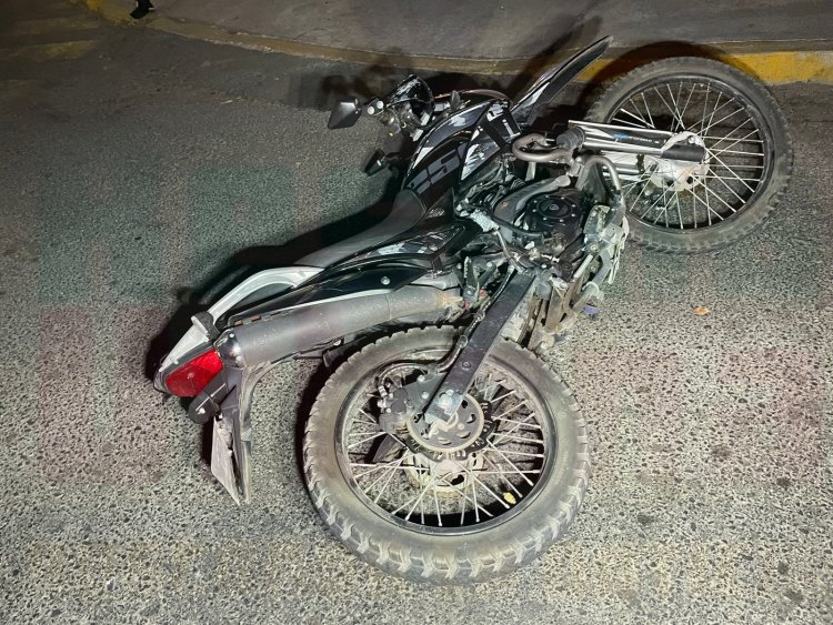 CHOQUE ENTRE MOTOCICLETAS DEJA 3 LESIONADOS