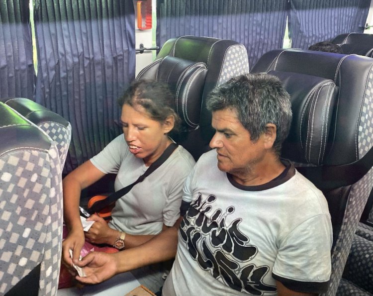LA COMISIÓN NACIONAL DE EMERGENCIAS RESCATA A PAREJA ASALTADA