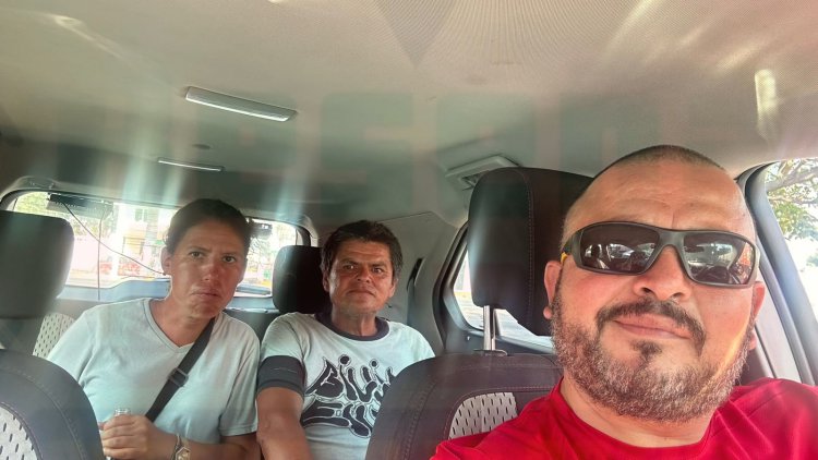 LA COMISIÓN NACIONAL DE EMERGENCIAS RESCATA A PAREJA ASALTADA