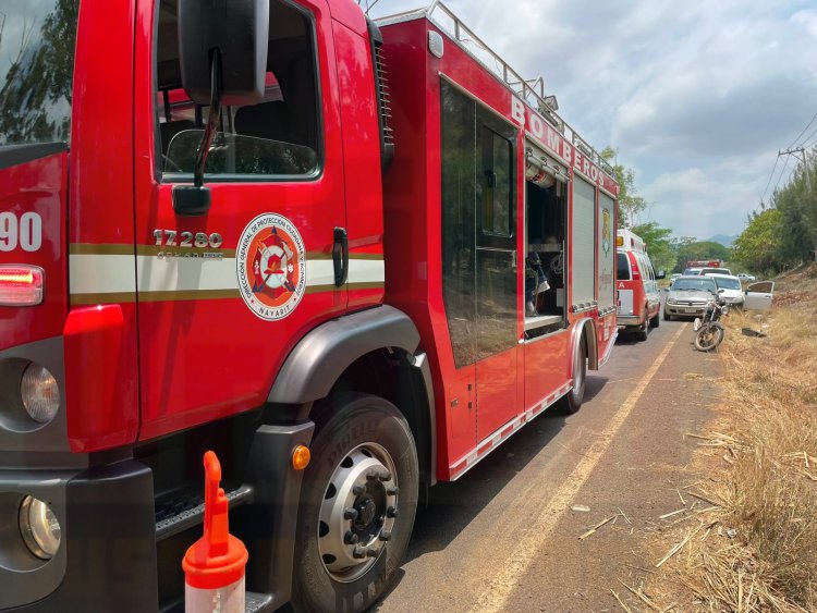 PADRE E HIJO PIERDEN LA VIDA EN LA CARRETERA TPC-AGUAMILPA