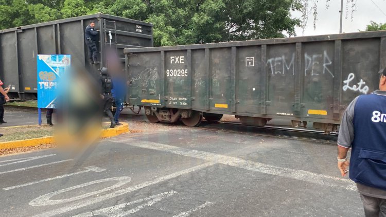 ASESINAN A MASCULINO Y LO DEJAN COLGADO DEL TREN