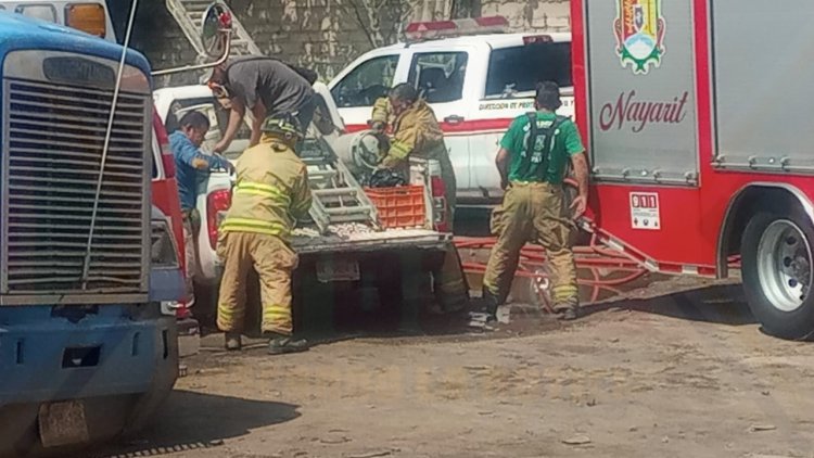 LESIONADO AL INTENTAR TAPAR UNA FUGA DE GAS LP CON SUS MANOS