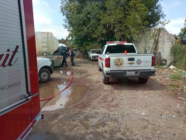 LESIONADO AL INTENTAR TAPAR UNA FUGA DE GAS LP CON SUS MANOS